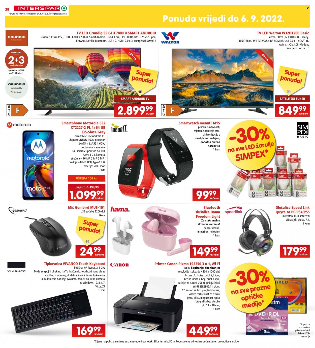 INTERSPAR katalog - 24.08.2022. - 30.08.2022. Stranica 28