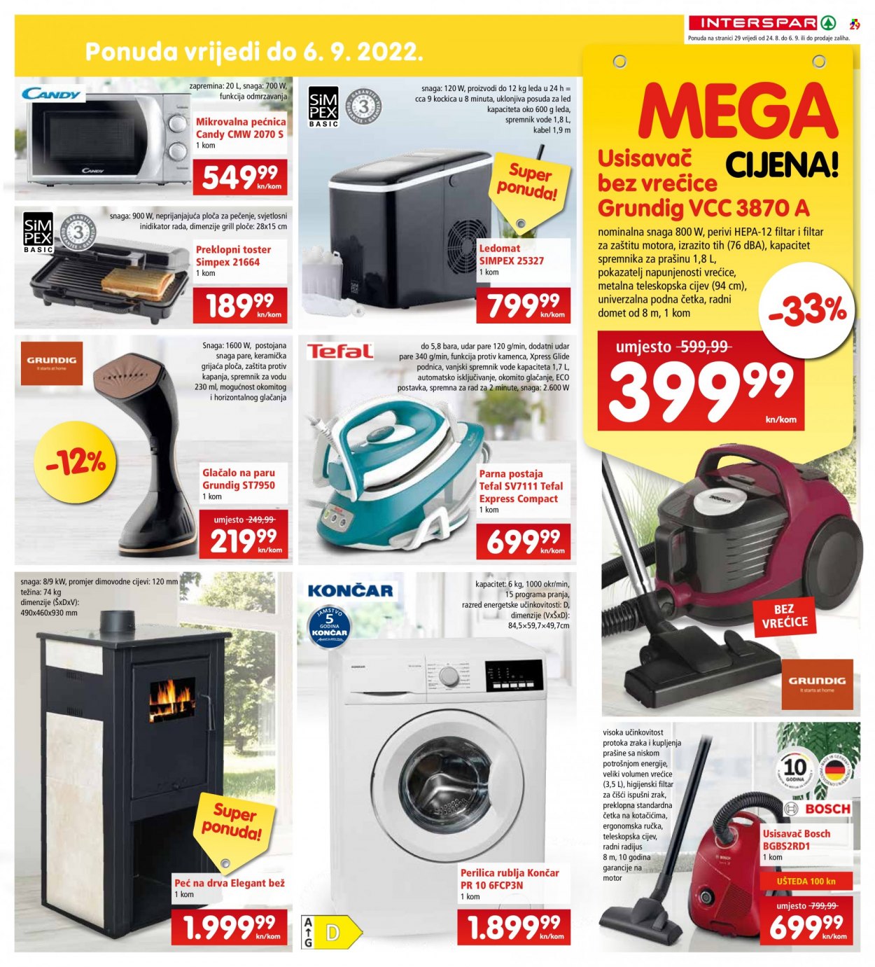 INTERSPAR katalog - 24.08.2022. - 30.08.2022. Stranica 29