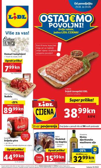 Lidl katalog - 29.08.2022. - 04.09.2022.