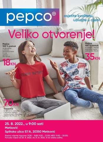 Pepco katalog - 25.08.2022. - 31.08.2022.