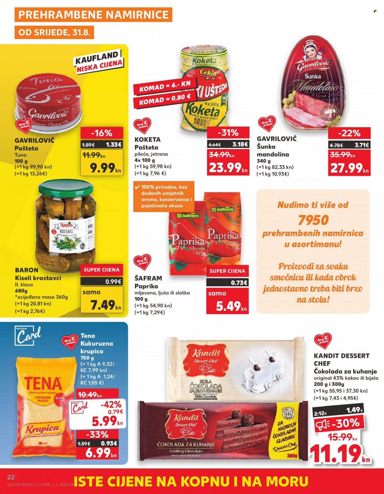 Kaufland katalog - 31.08.2022. - 06.09.2022. Stranica 22