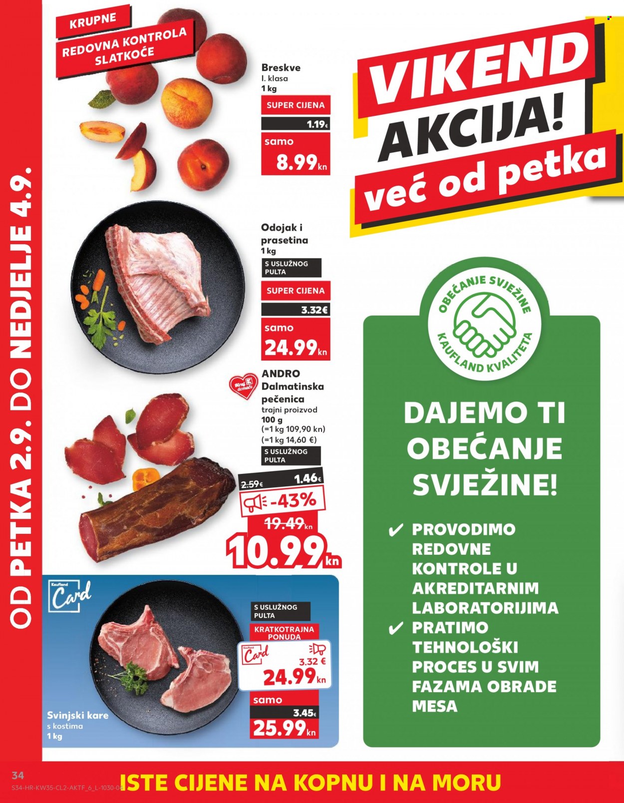 Kaufland katalog - 31.08.2022. - 06.09.2022. Stranica 34