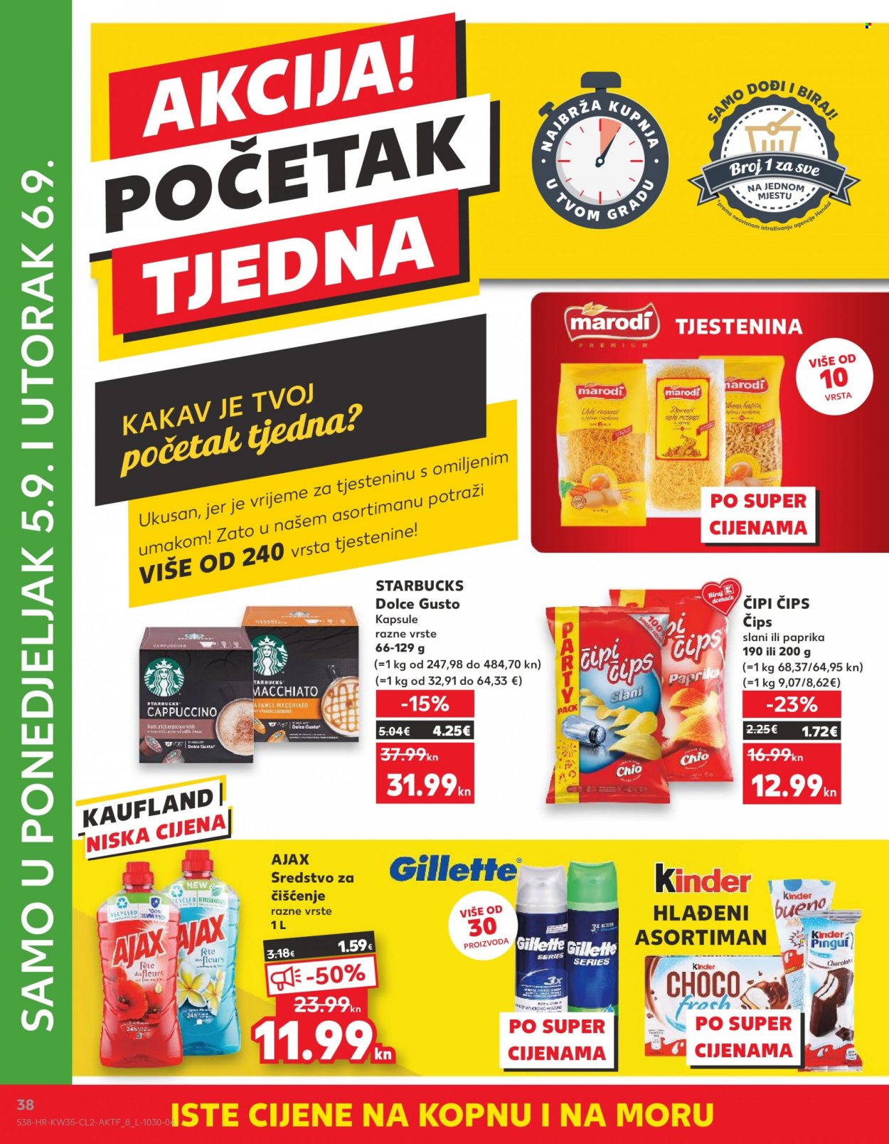 Kaufland katalog - 31.08.2022. - 06.09.2022. Stranica 38