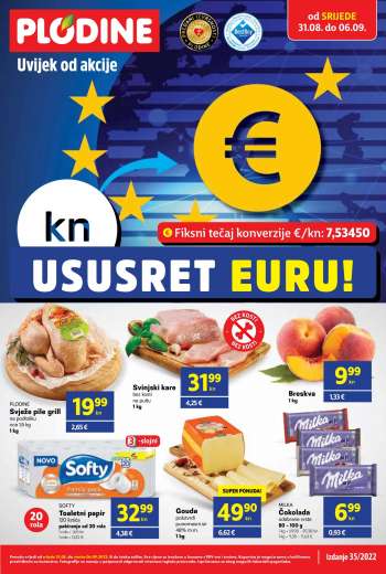 Plodine katalog - 31.08.2022. - 06.09.2022.
