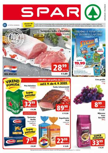 SPAR katalog - 31.08.2022. - 06.09.2022.