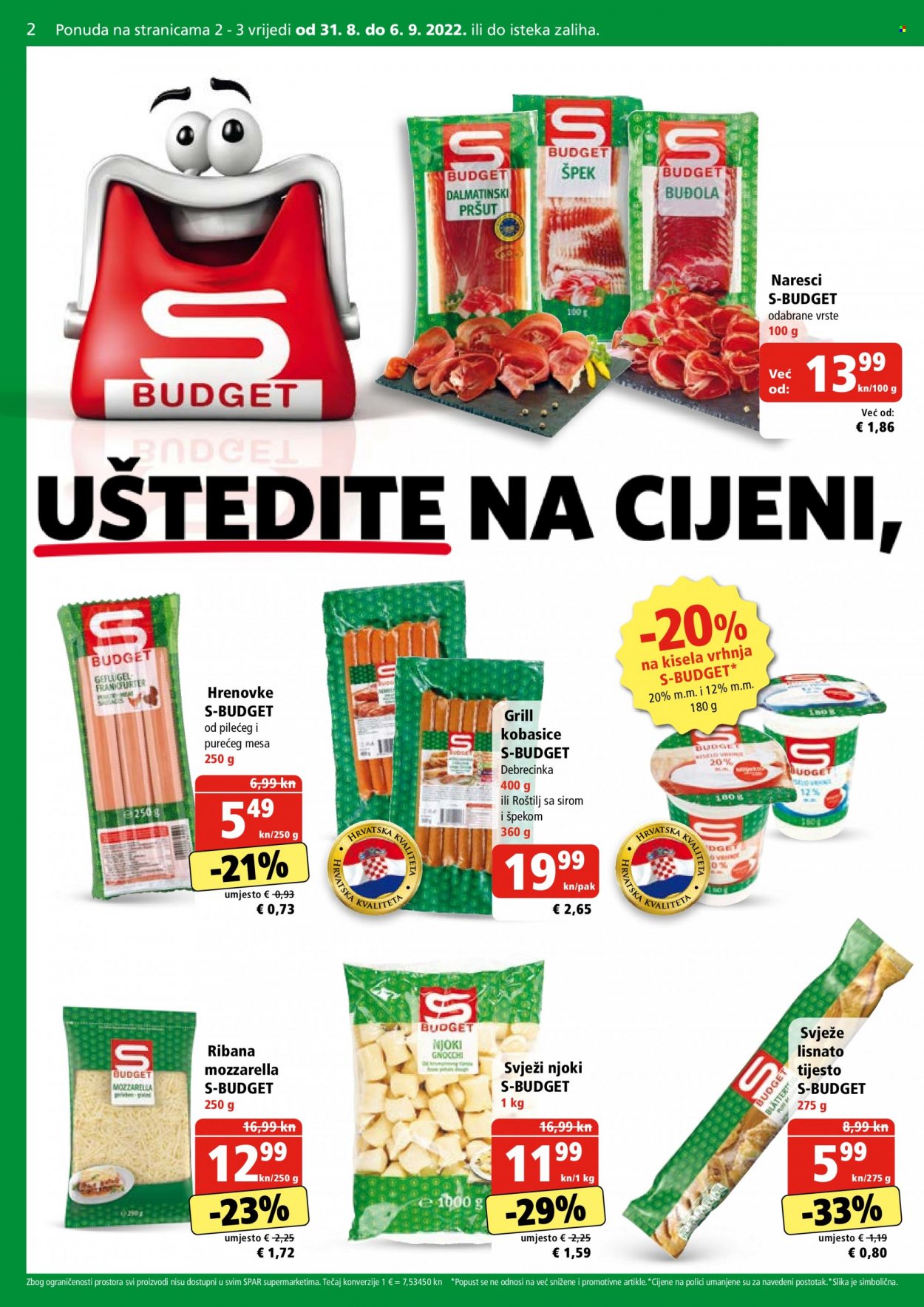 SPAR katalog - 31.08.2022. - 06.09.2022. Stranica 2