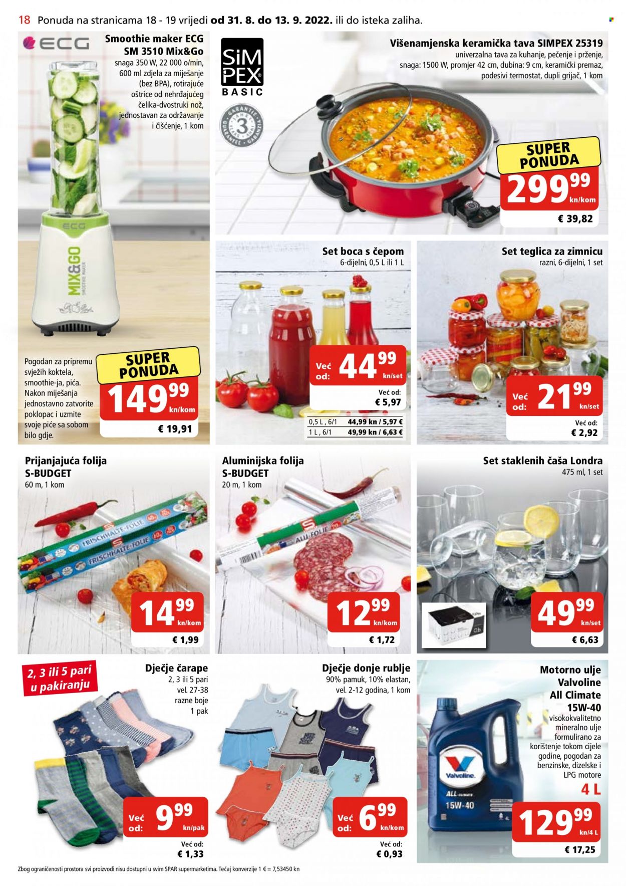 SPAR katalog - 31.08.2022. - 06.09.2022. Stranica 18