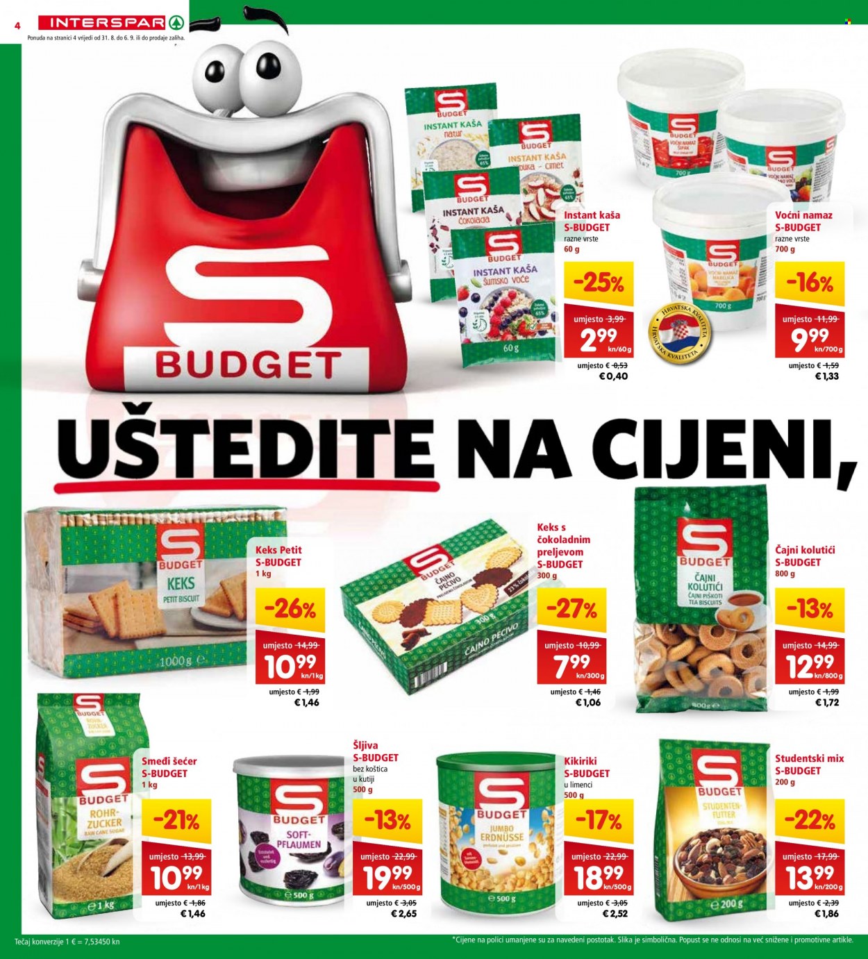 INTERSPAR katalog - 31.08.2022. - 06.09.2022. Stranica 4