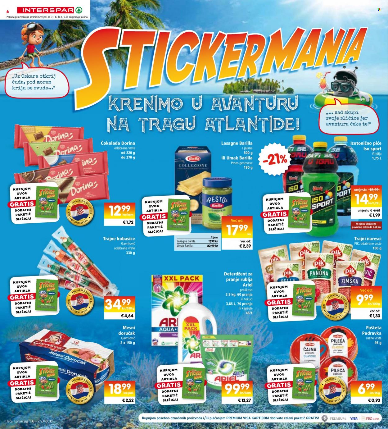 INTERSPAR katalog - 31.08.2022. - 06.09.2022. Stranica 6