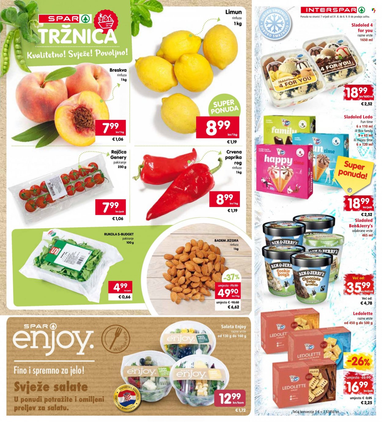 INTERSPAR katalog - 31.08.2022. - 06.09.2022. Stranica 7