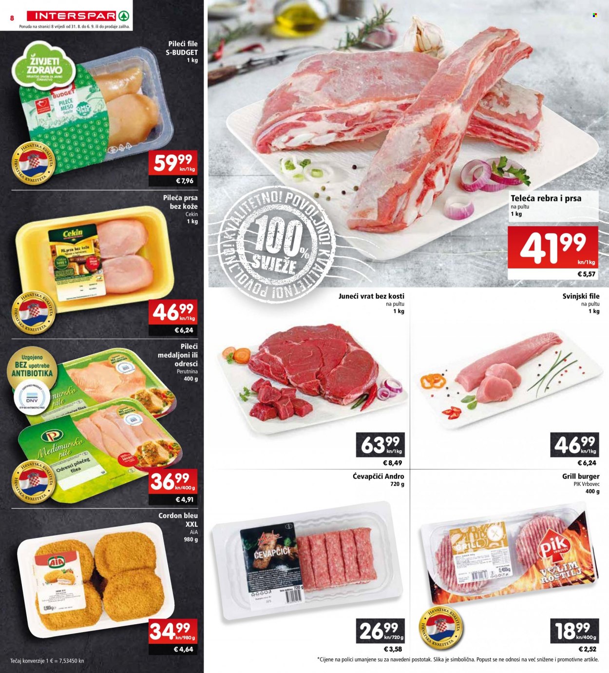 INTERSPAR katalog - 31.08.2022. - 06.09.2022. Stranica 8