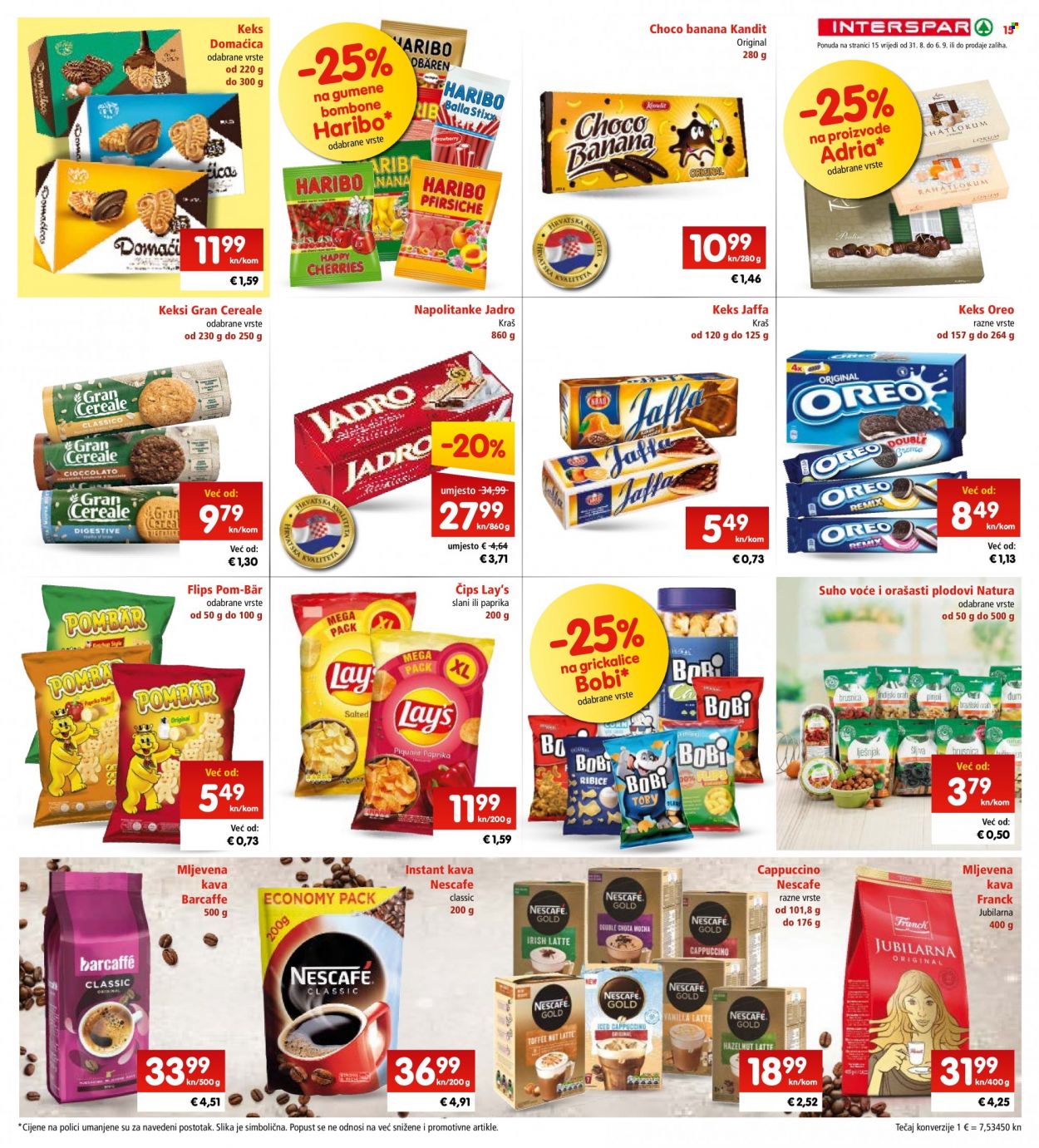 INTERSPAR katalog - 31.08.2022. - 06.09.2022. Stranica 15