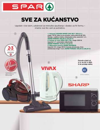 SPAR katalog - 31.08.2022. - 20.09.2022.