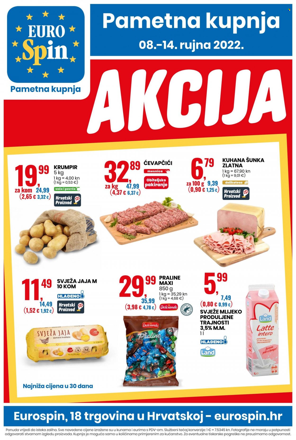 Eurospin katalog - 08.09.2022. - 14.09.2022. Stranica 1