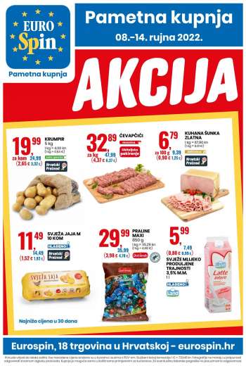 Eurospin katalog - 08.09.2022. - 14.09.2022.