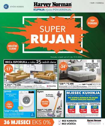 Harvey Norman katalog - 06.09.2022. - 19.09.2022.