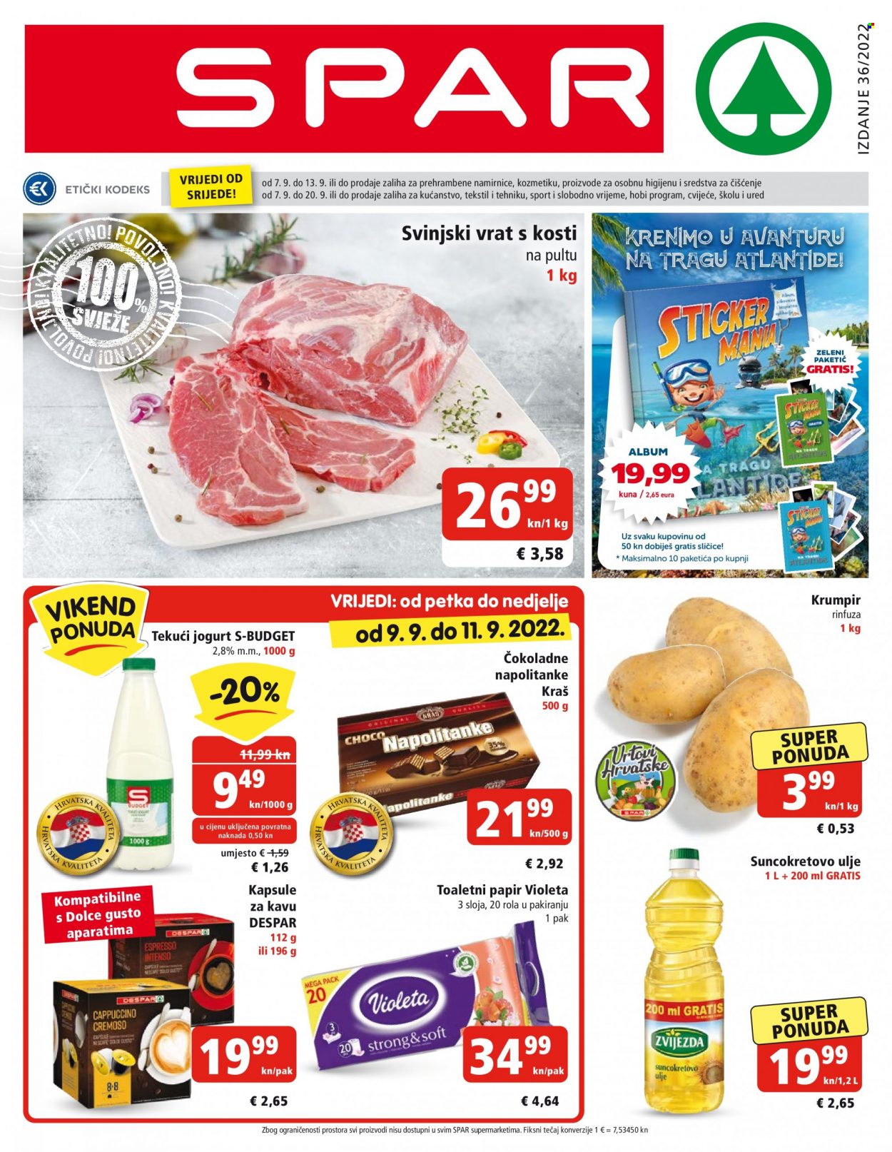 SPAR katalog - 07.09.2022. - 13.09.2022. Stranica 1