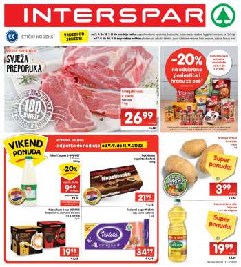 INTERSPAR katalog - 07.09.2022. - 13.09.2022.