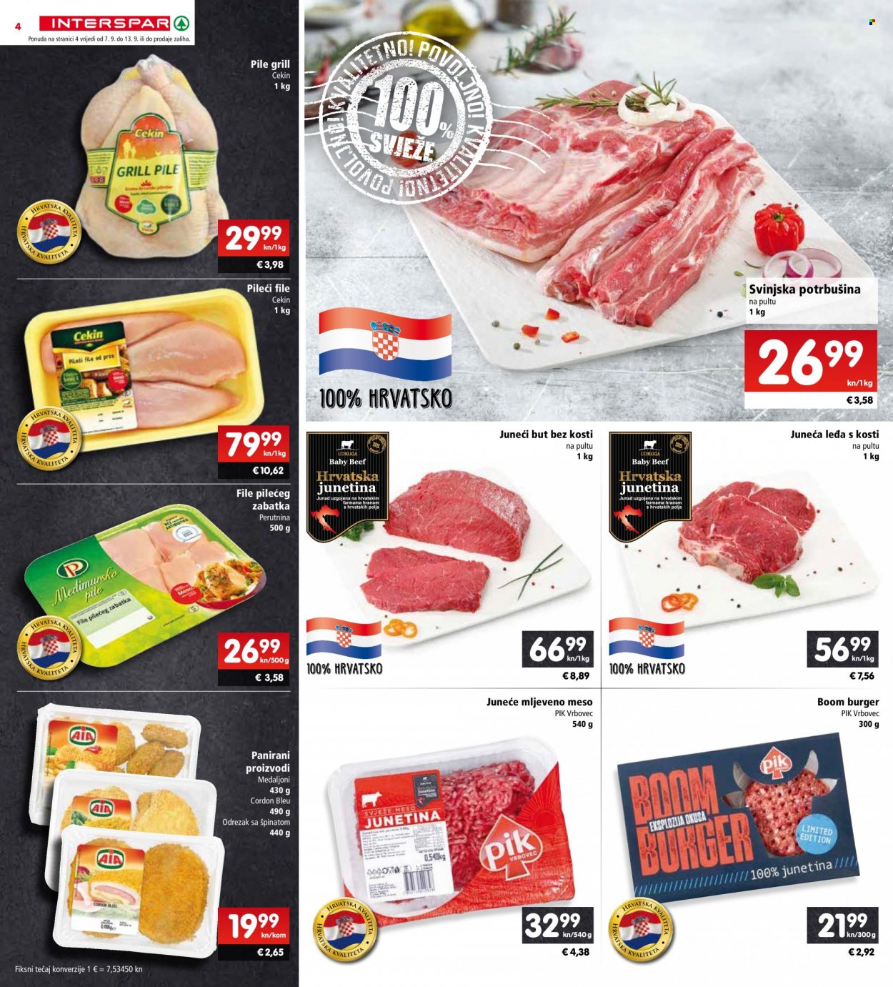 INTERSPAR katalog - 07.09.2022. - 13.09.2022. Stranica 4