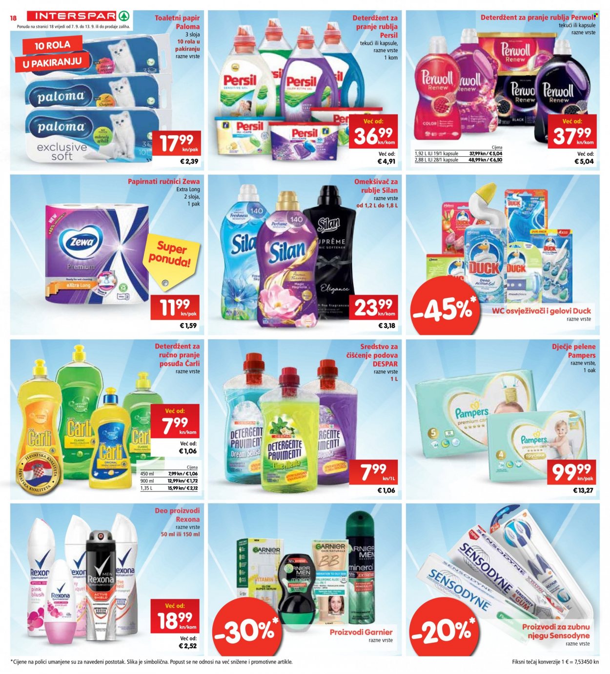 INTERSPAR katalog - 07.09.2022. - 13.09.2022. Stranica 18
