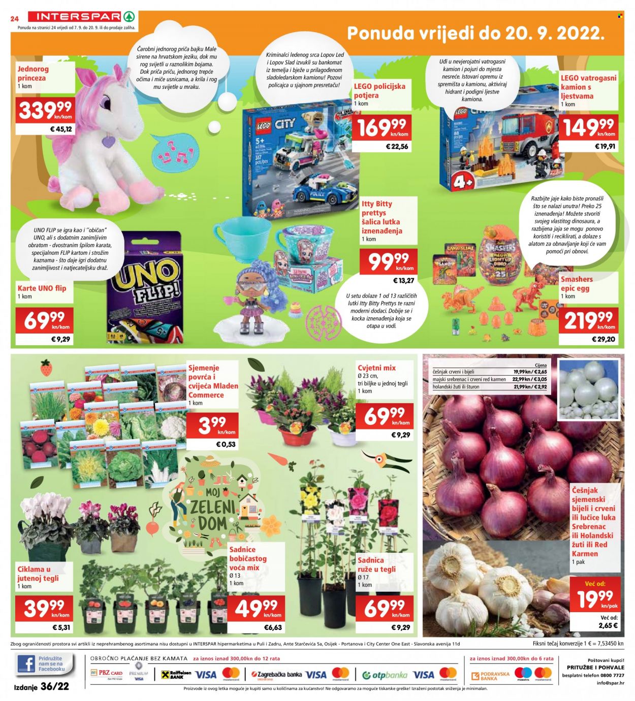 INTERSPAR katalog - 07.09.2022. - 13.09.2022. Stranica 24