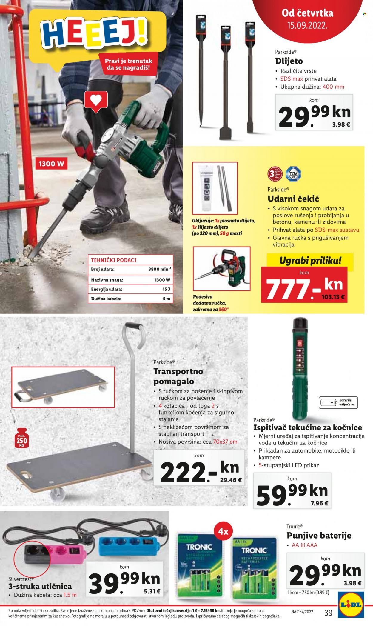 Lidl katalog - 12.09.2022. - 18.09.2022. Stranica 39