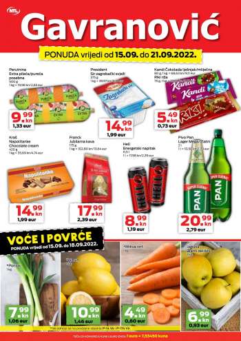 Gavranović katalog - 15.09.2022. - 21.09.2022.