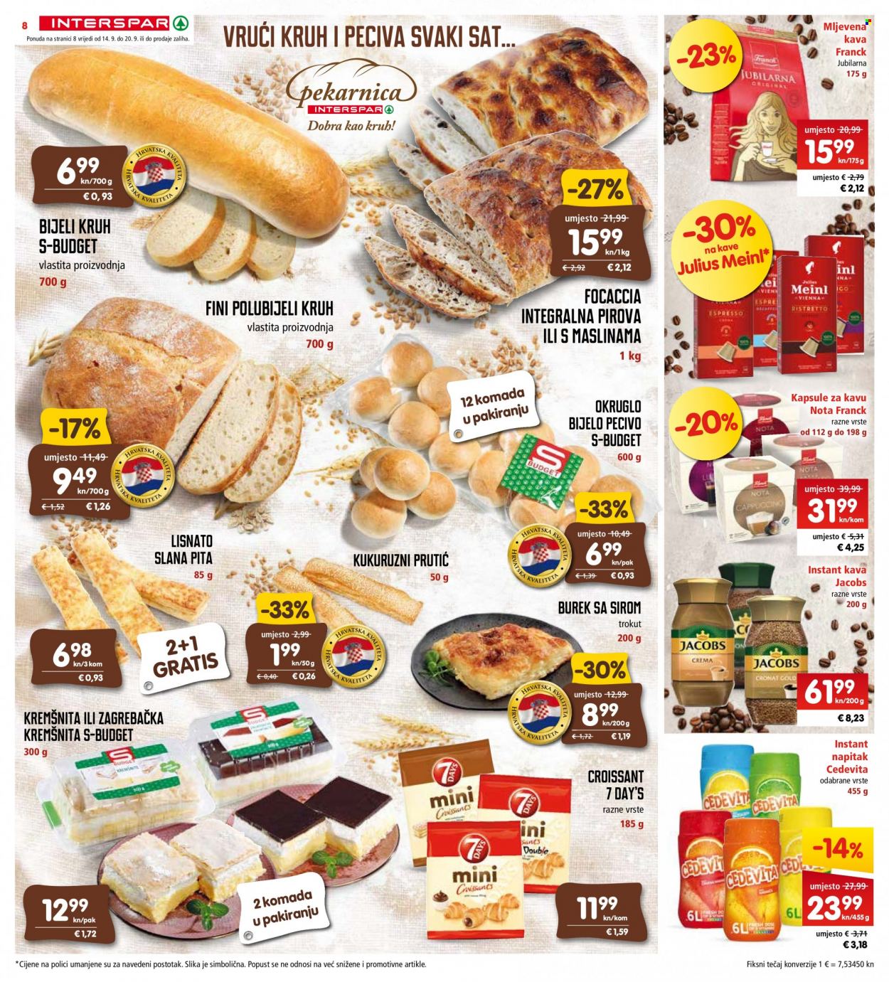 INTERSPAR katalog - 14.09.2022. - 20.09.2022. Stranica 8