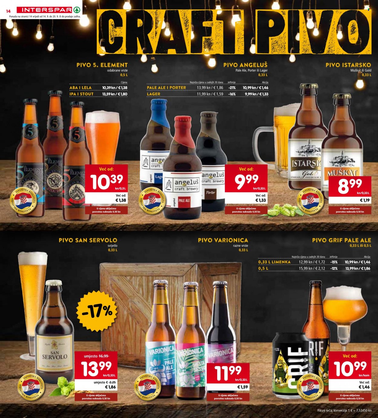 INTERSPAR katalog - 14.09.2022. - 20.09.2022. Stranica 14