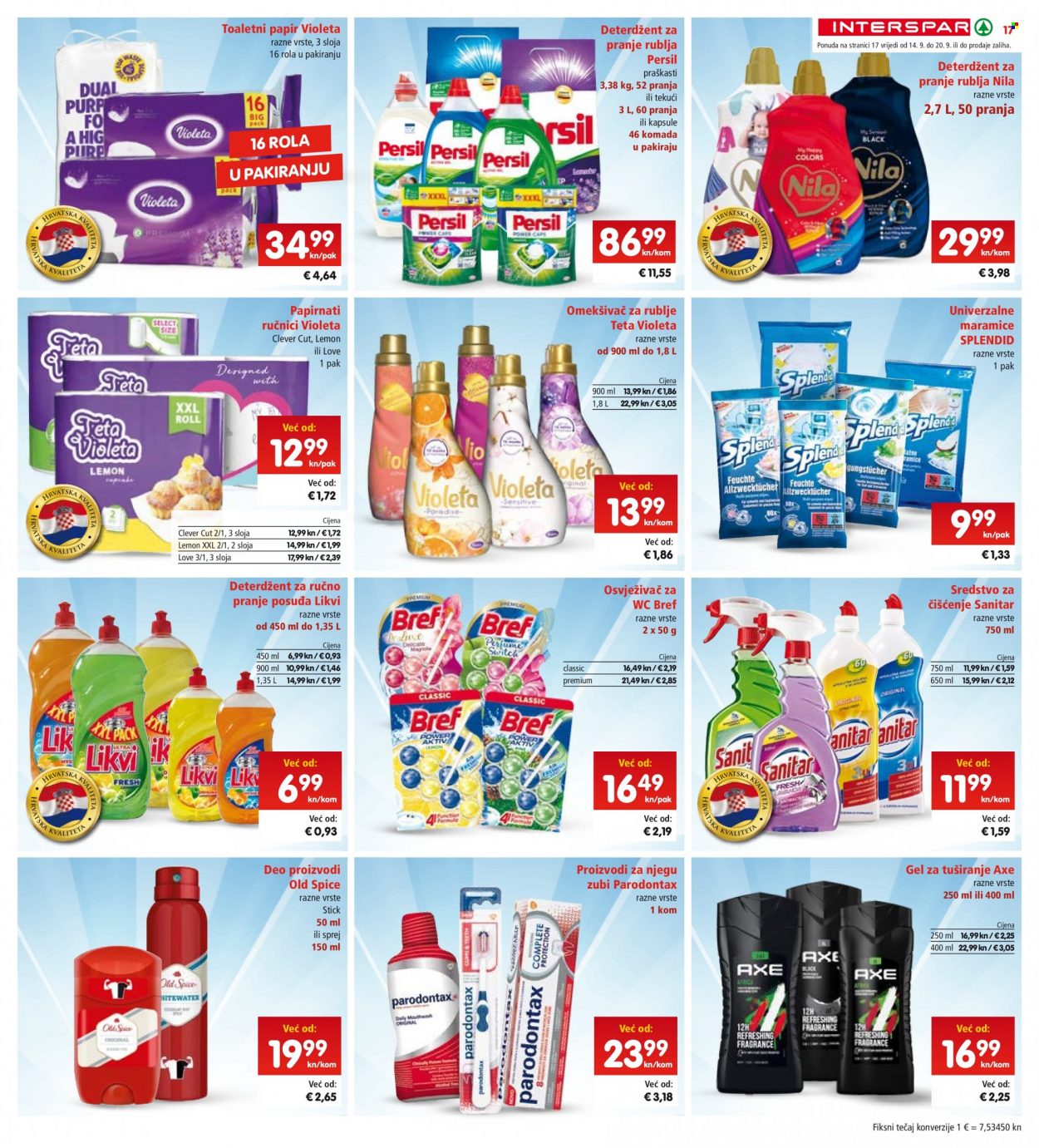 INTERSPAR katalog - 14.09.2022. - 20.09.2022. Stranica 17