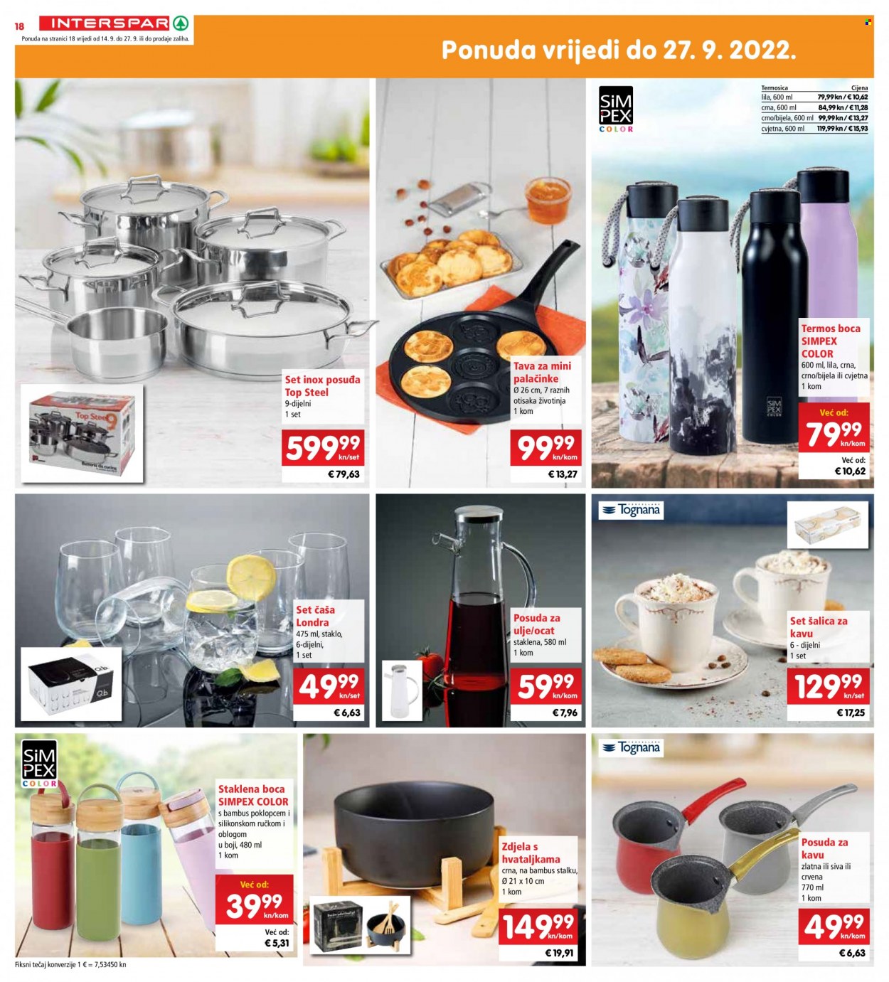 INTERSPAR katalog - 14.09.2022. - 20.09.2022. Stranica 18