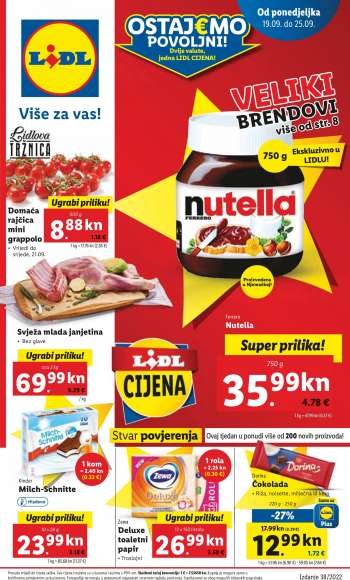 Lidl katalog - 19.09.2022. - 25.09.2022.