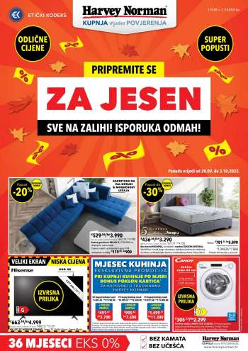 Harvey Norman katalog - 20.09.2022. - 03.10.2022.