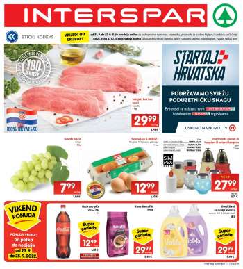 INTERSPAR katalog - 21.09.2022. - 27.09.2022.