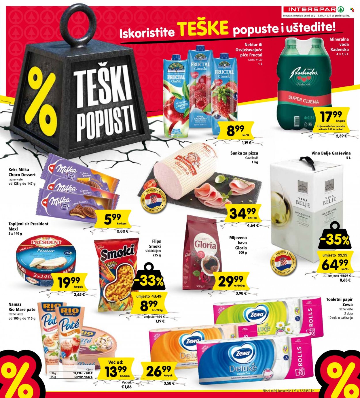 INTERSPAR katalog - 21.09.2022. - 27.09.2022. Stranica 5