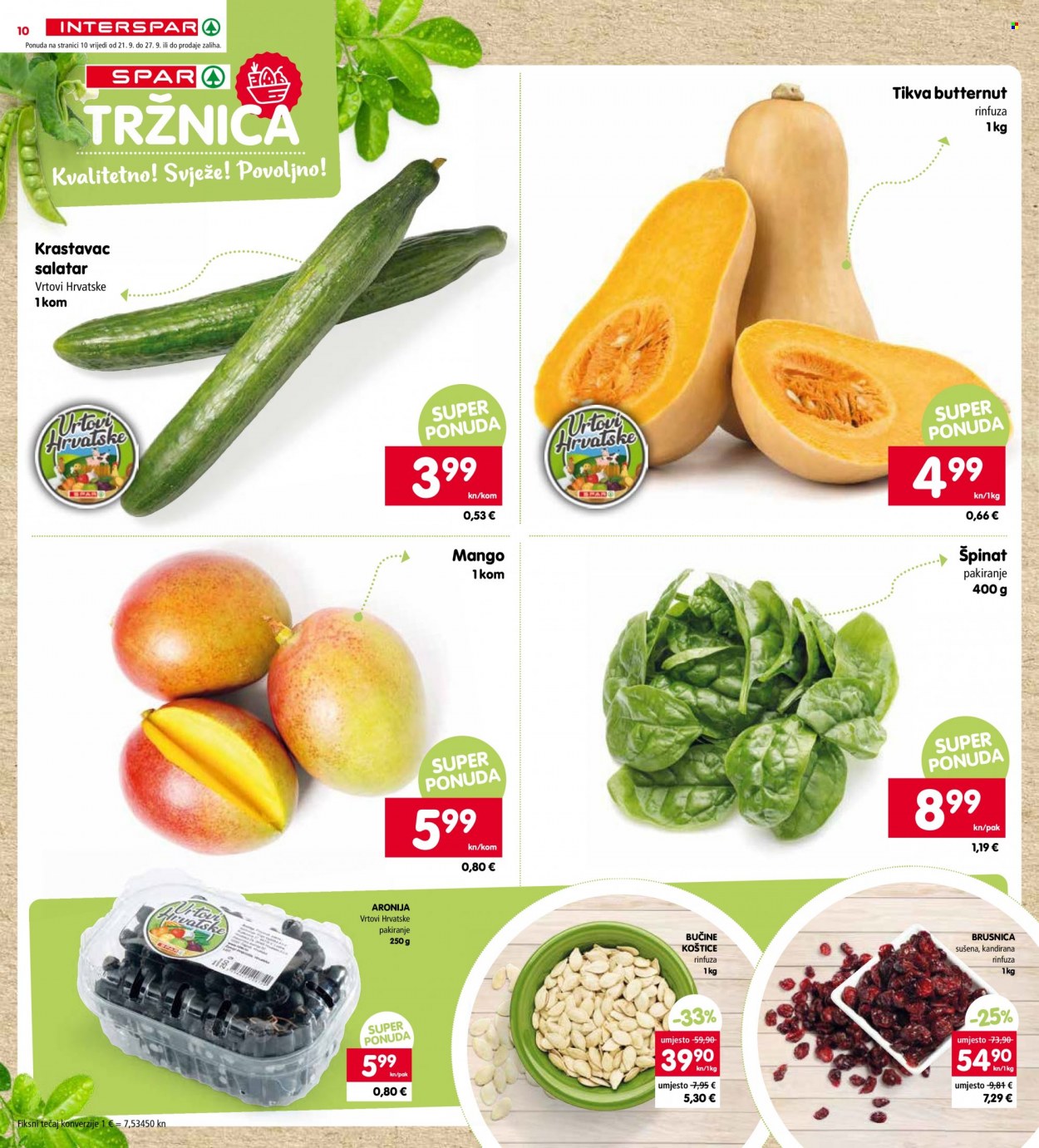 INTERSPAR katalog - 21.09.2022. - 27.09.2022. Stranica 10