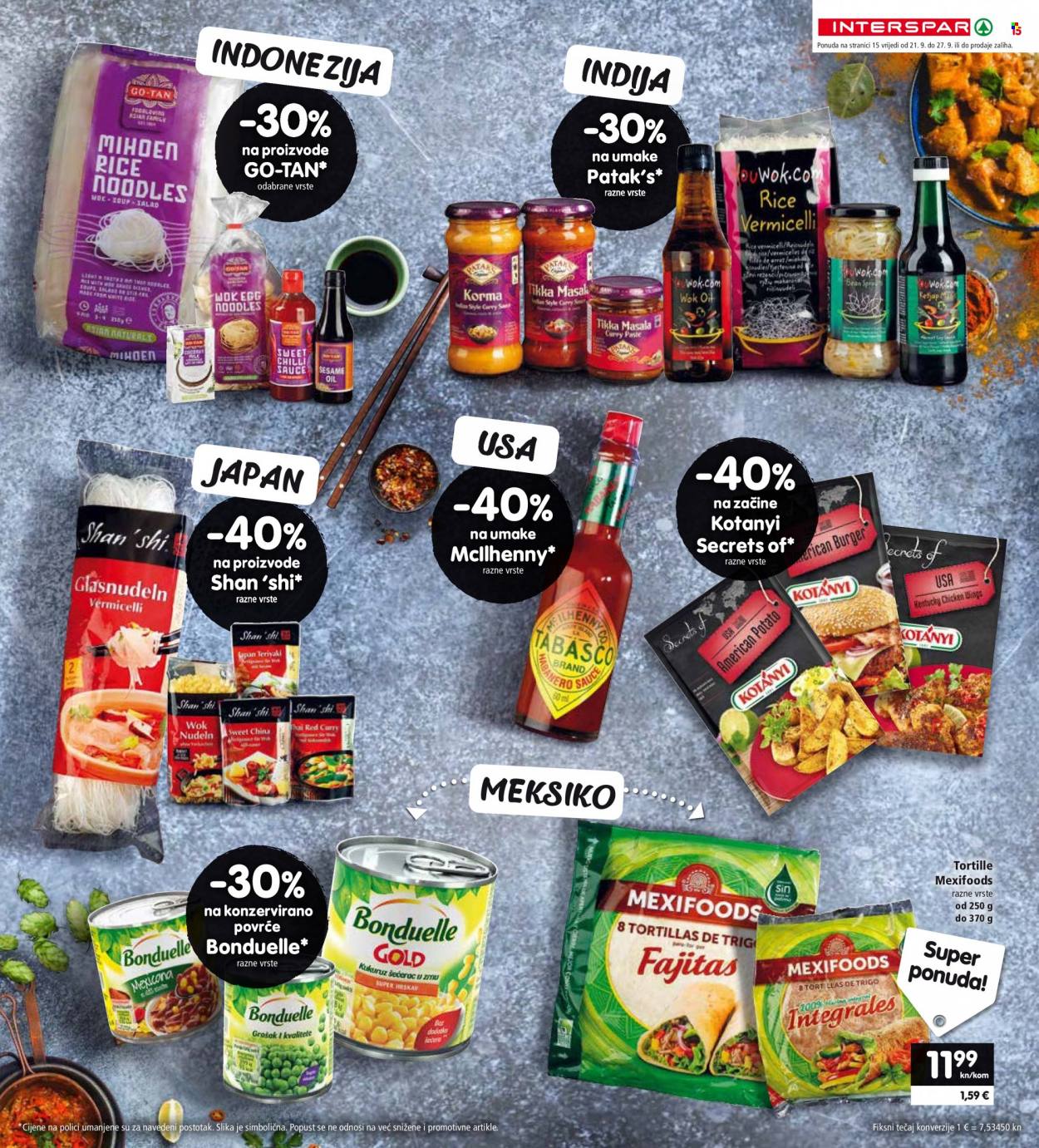 INTERSPAR katalog - 21.09.2022. - 27.09.2022. Stranica 15