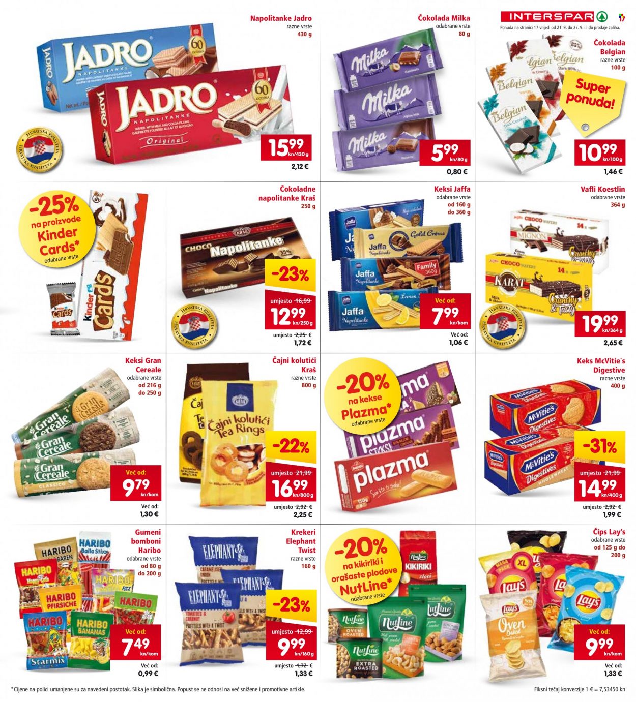 INTERSPAR katalog - 21.09.2022. - 27.09.2022. Stranica 17