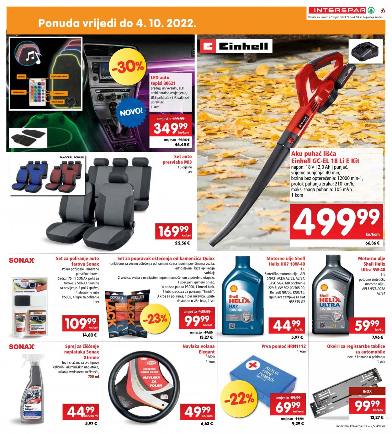 INTERSPAR katalog - 21.09.2022. - 27.09.2022. Stranica 27