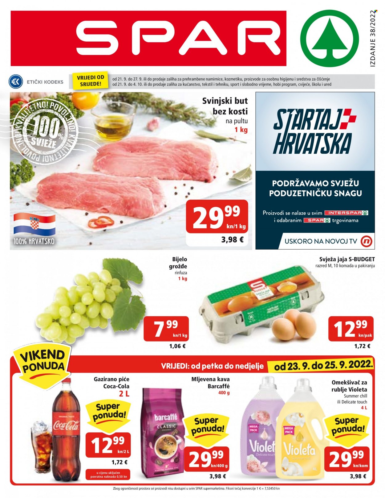 SPAR katalog - 21.09.2022. - 27.09.2022. Stranica 1