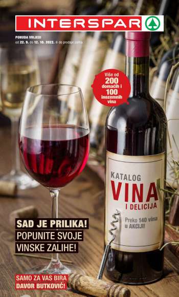 INTERSPAR katalog - 22.09.2022. - 12.10.2022.