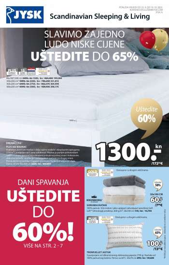 JYSK katalog - 22.09.2022. - 19.10.2022.