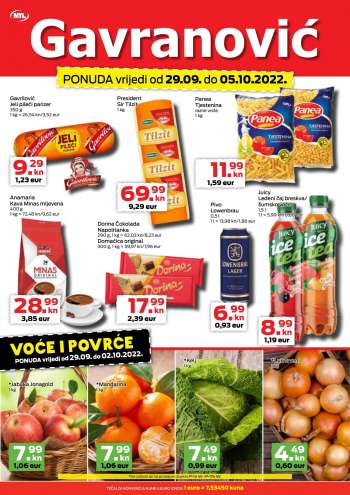Gavranović katalog - 29.09.2022. - 05.10.2022.