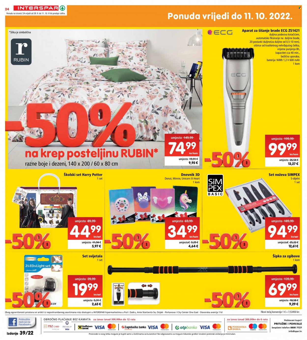 INTERSPAR katalog - 28.09.2022. - 04.10.2022. Stranica 24