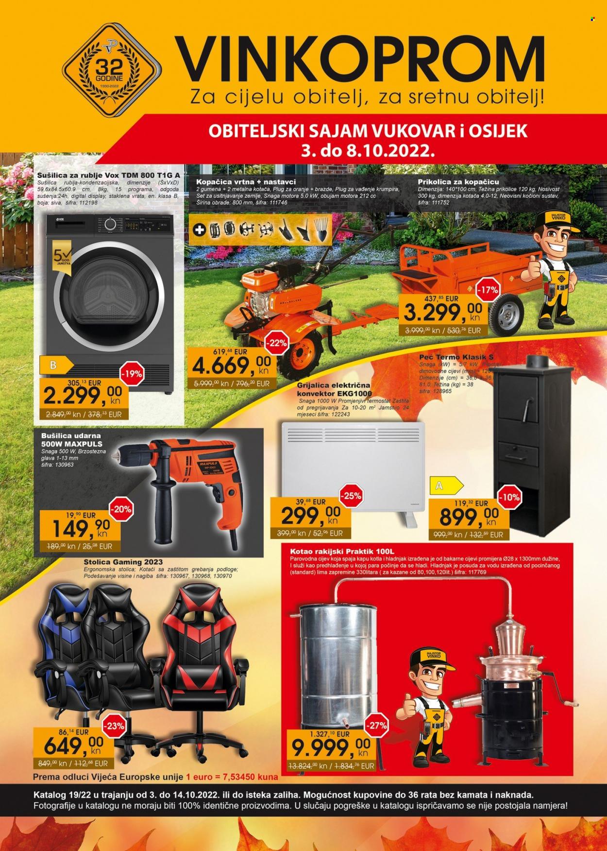 Vinkoprom katalog - 03.10.2022. - 08.10.2022. Stranica 1