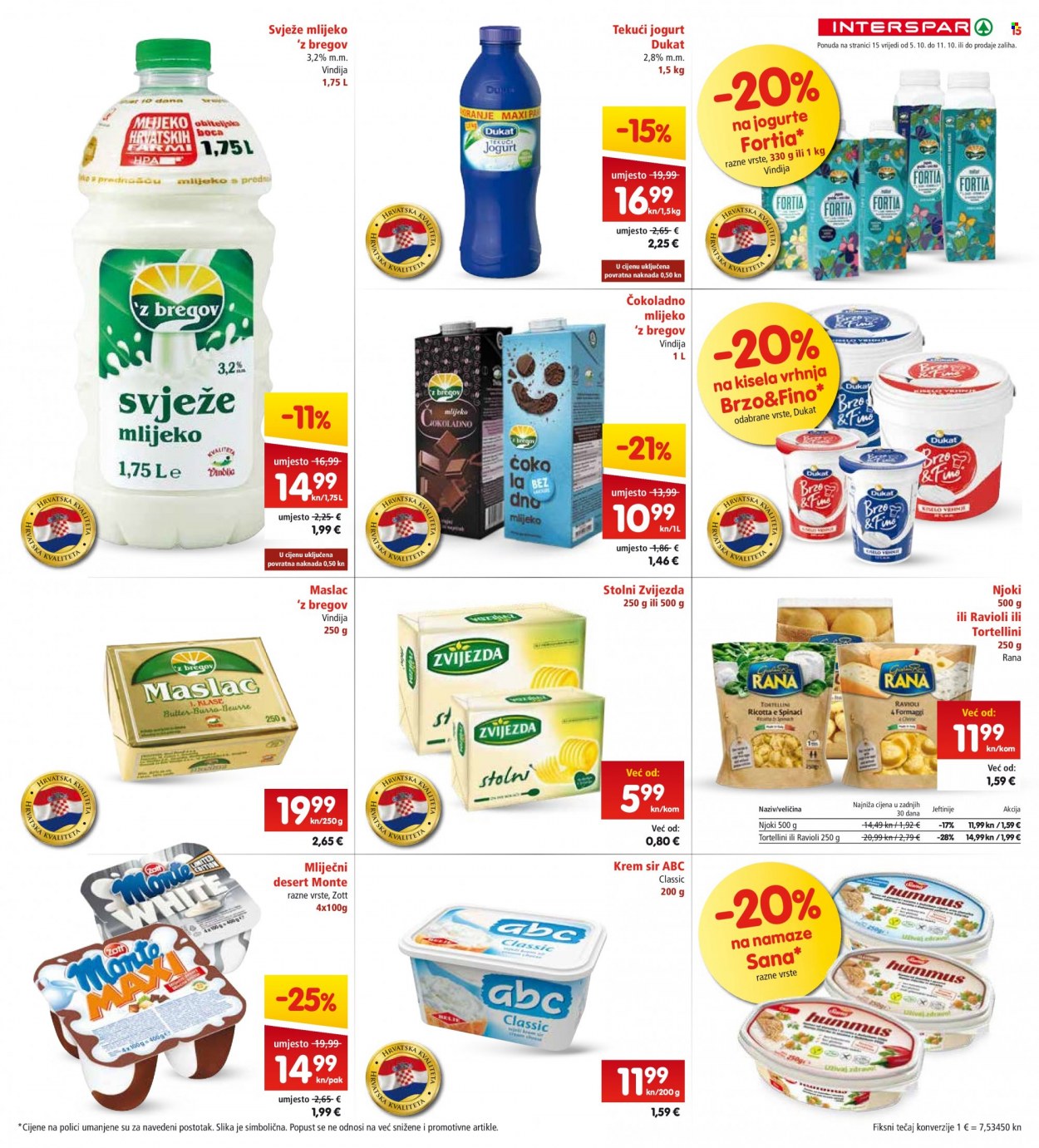 INTERSPAR katalog - 05.10.2022. - 11.10.2022. Stranica 15