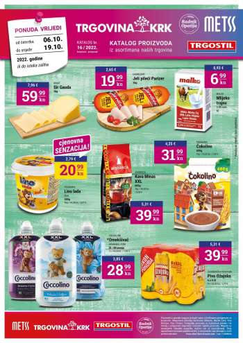Trgovina KRK katalog - 06.10.2022. - 19.10.2022.