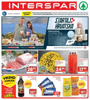 INTERSPAR katalog - 12.10.2022. - 18.10.2022.