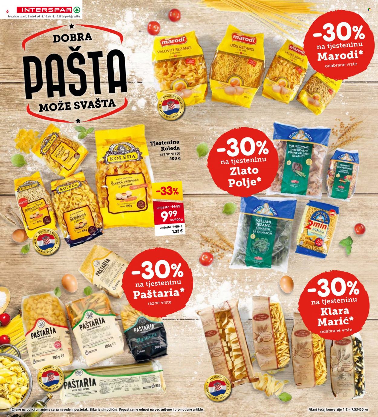 INTERSPAR katalog - 12.10.2022. - 18.10.2022. Stranica 6