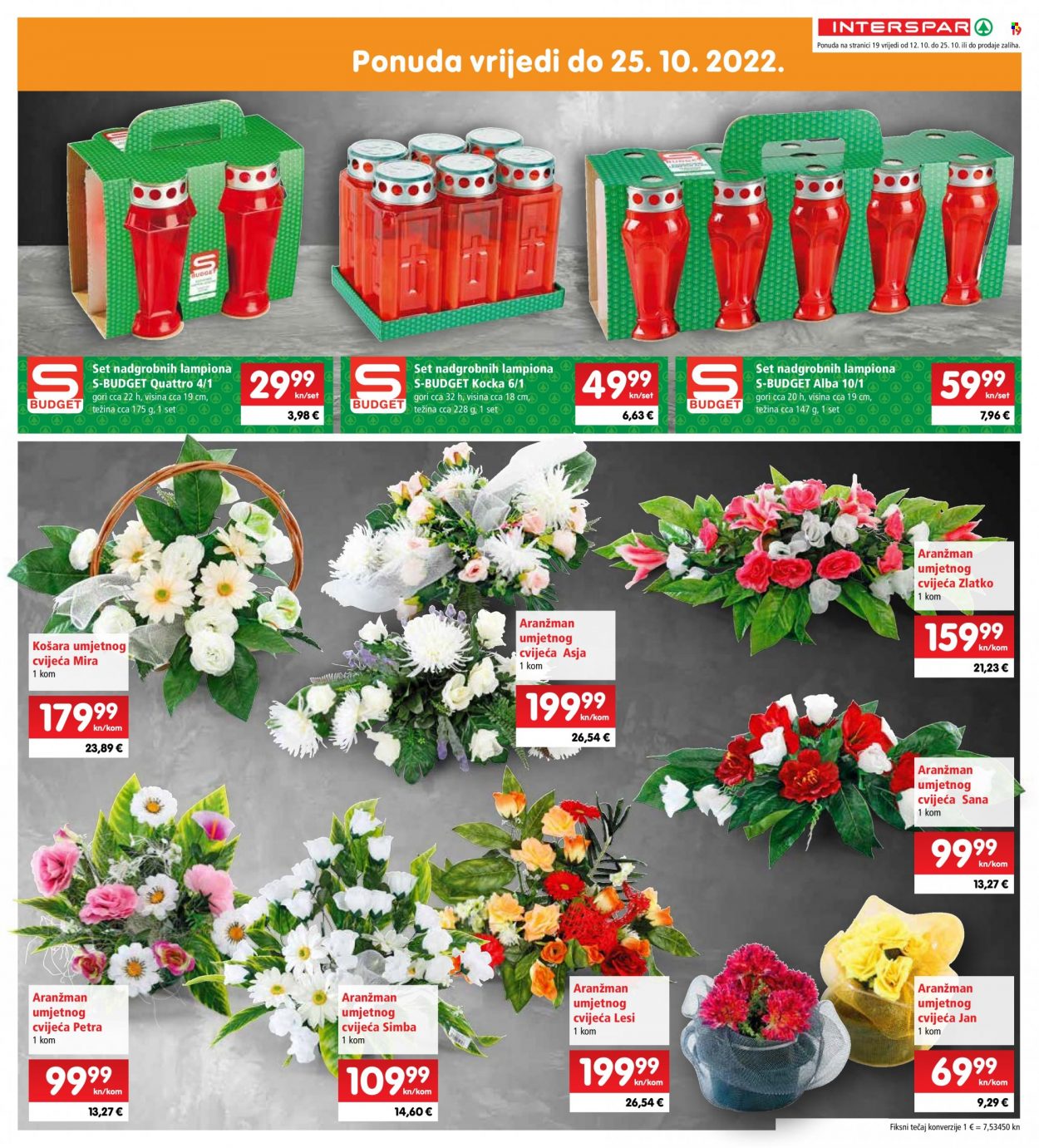 INTERSPAR katalog - 12.10.2022. - 18.10.2022. Stranica 19